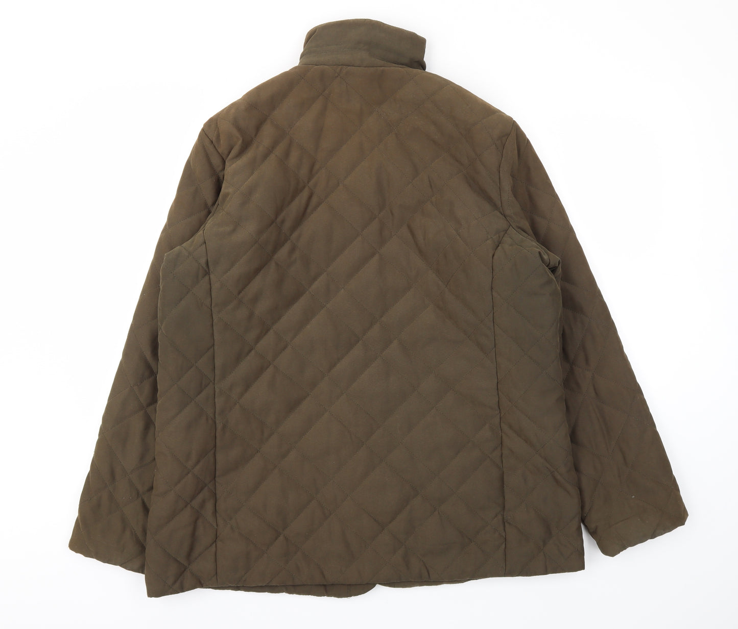 M&S Womens Green   Jacket Coat Size 16