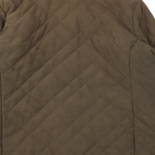 M&S Womens Green   Jacket Coat Size 16