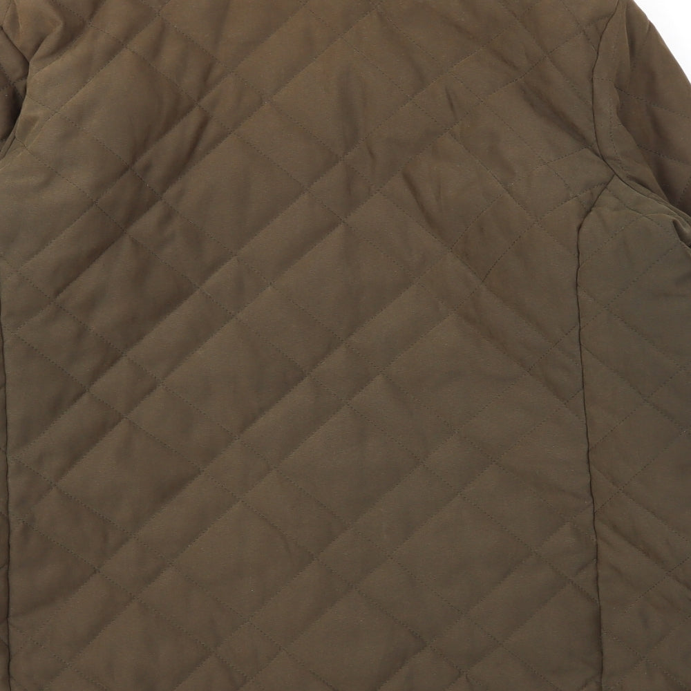 M&S Womens Green   Jacket Coat Size 16