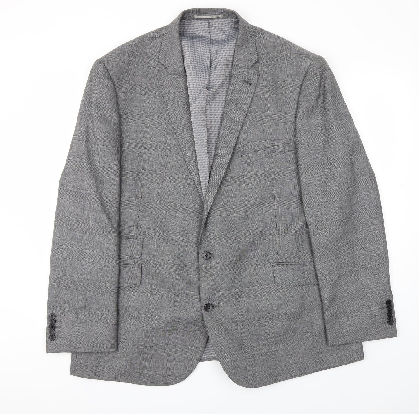 T&W Mens Grey   Jacket Blazer Size 48