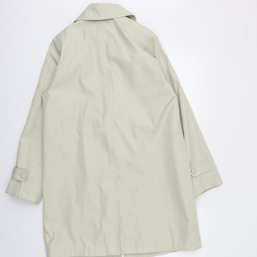 YAZZ Womens Beige Paisley  Jacket Coat Size 12