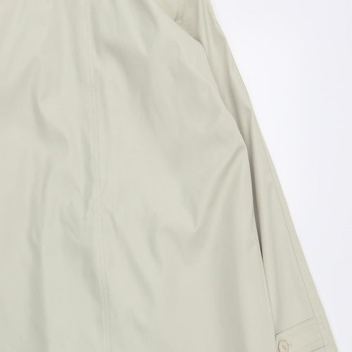 YAZZ Womens Beige Paisley  Jacket Coat Size 12