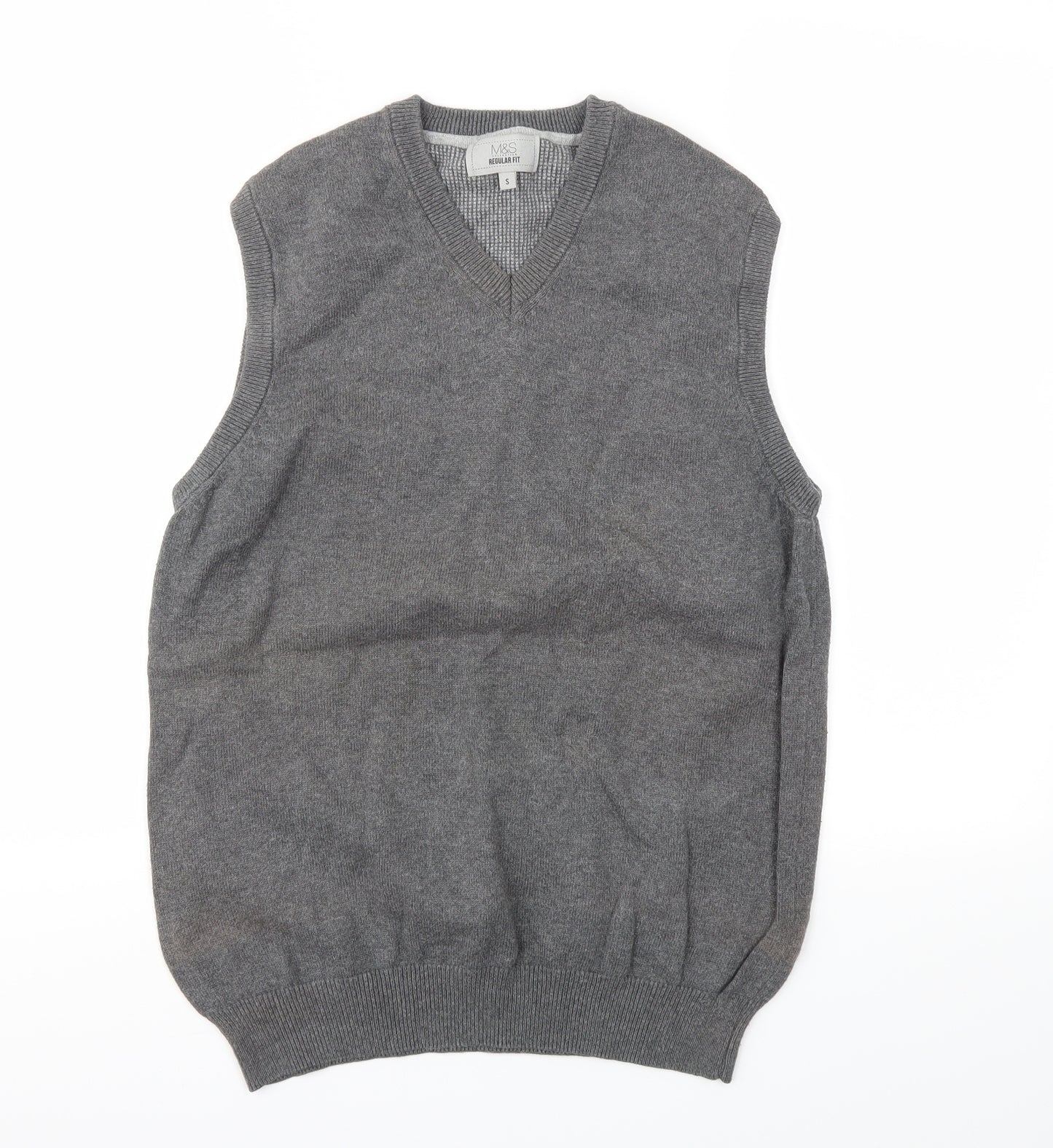 M&S Mens Grey   Pullover Sweatshirt Size S