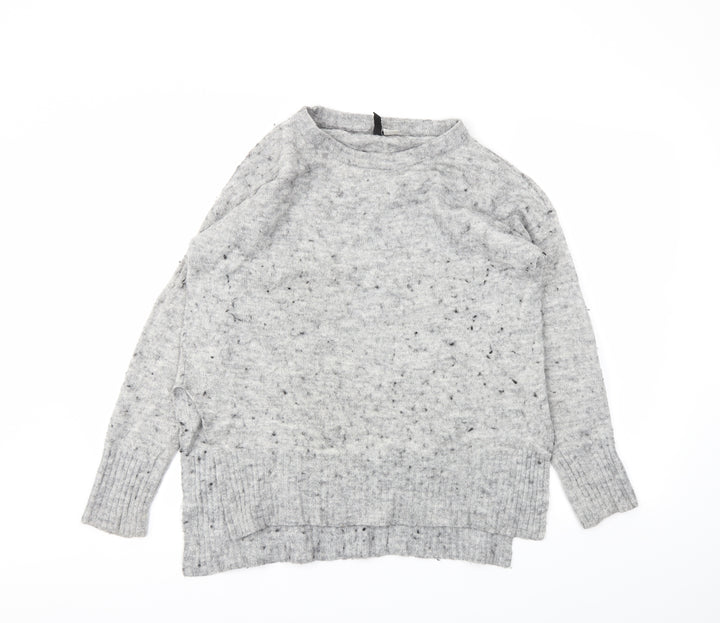 H&M Womens Grey   Pullover Jumper Size S
