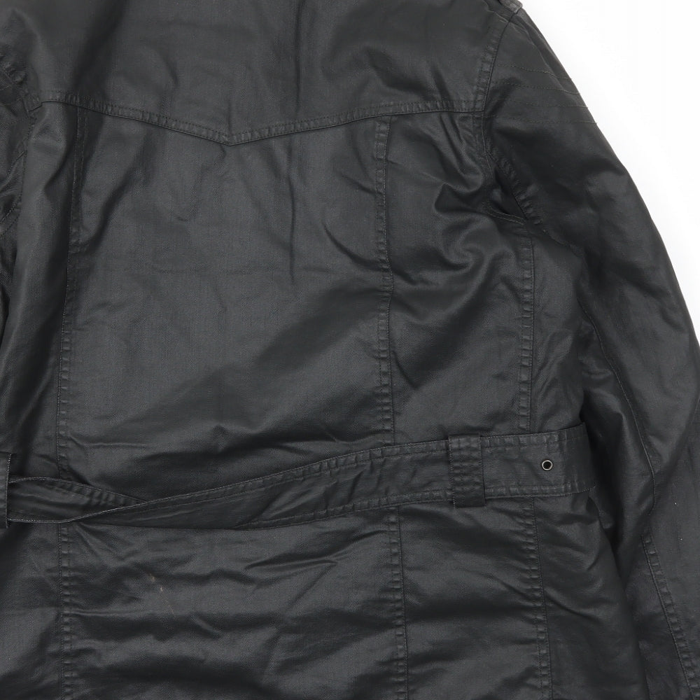 M&S Womens Black   Jacket Coat Size 18