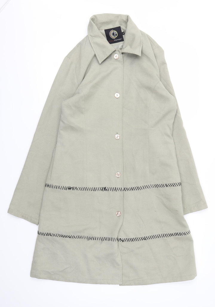 Chilli Pepper Womens Beige Jacket Coat Size S