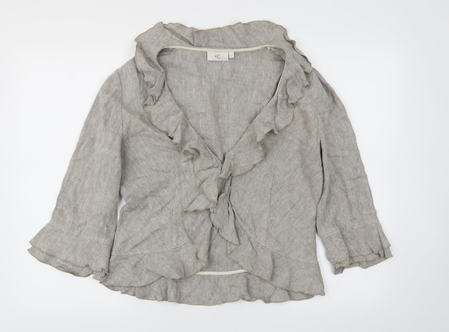 CC Womens Beige   Cape Jumper Size 12