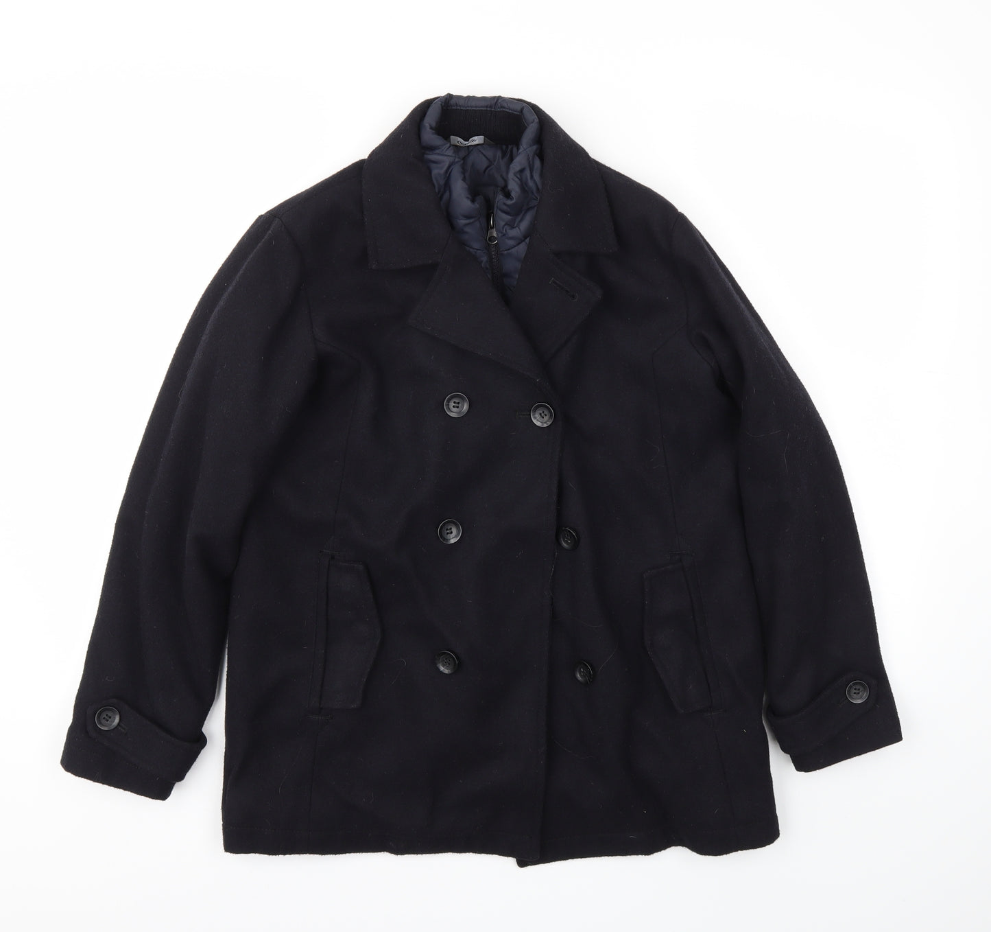 George Boys Blue   Basic Coat Coat Size 10-11 Years