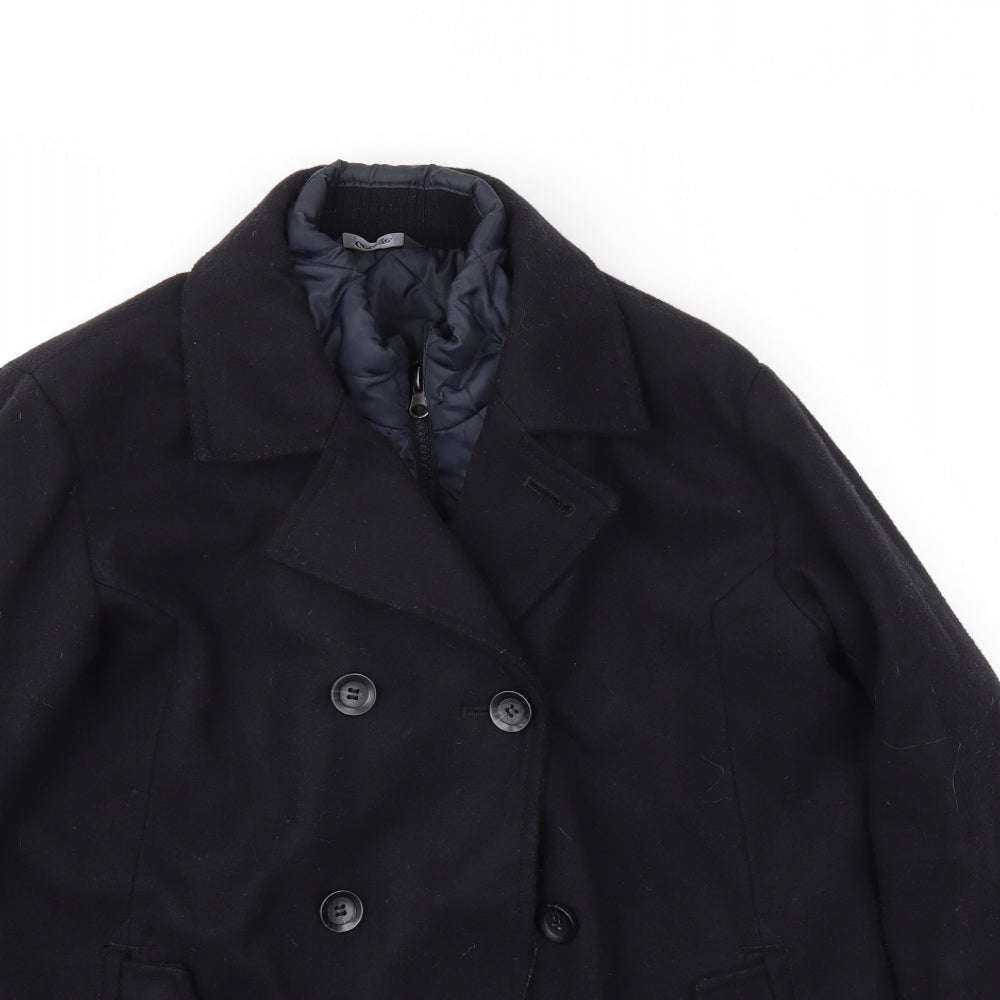 George Boys Blue   Basic Coat Coat Size 10-11 Years