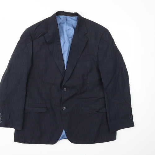 M&S Mens Blue   Jacket Blazer Size 42