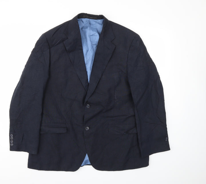 M&S Mens Blue   Jacket Blazer Size 42