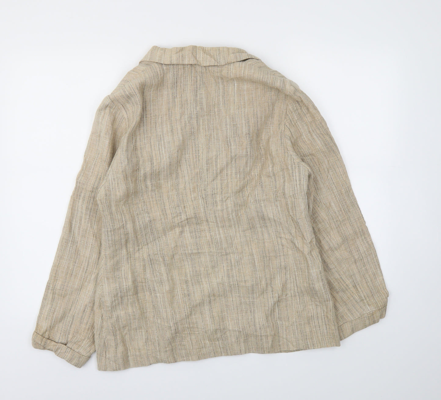 PASTY SEDDON  Womens Beige   Jacket Blazer Size 14