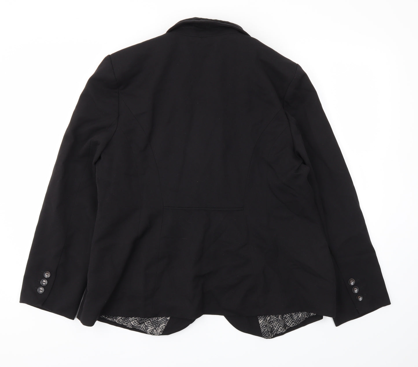 BM Womens Black   Jacket Blazer Size 18