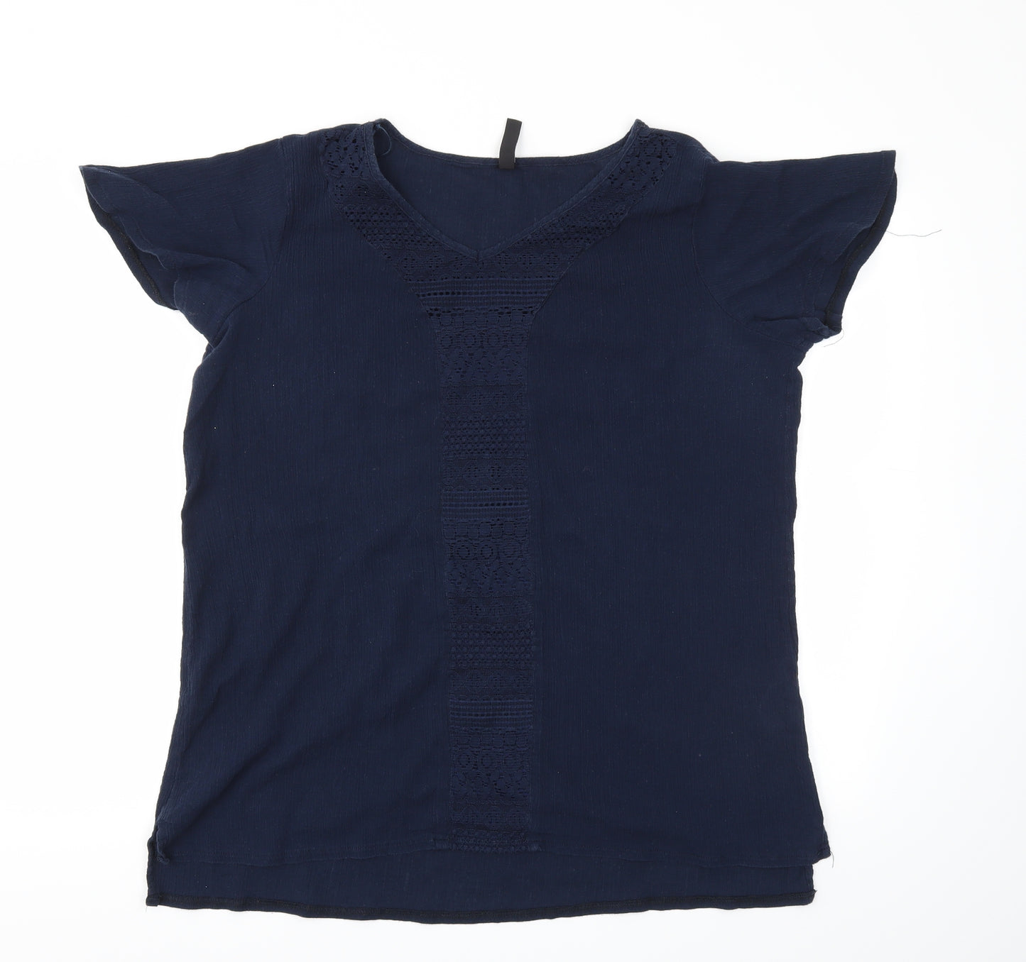 Maxi Blue Womens Blue   Basic T-Shirt Size L
