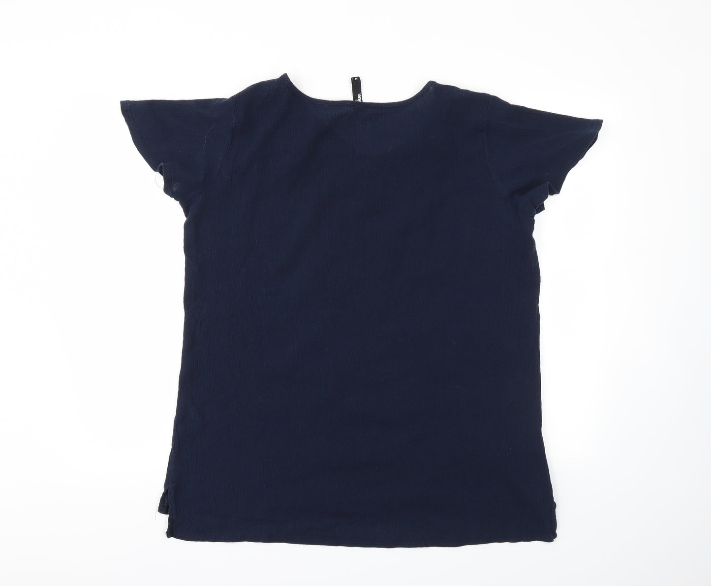 Maxi Blue Womens Blue   Basic T-Shirt Size L