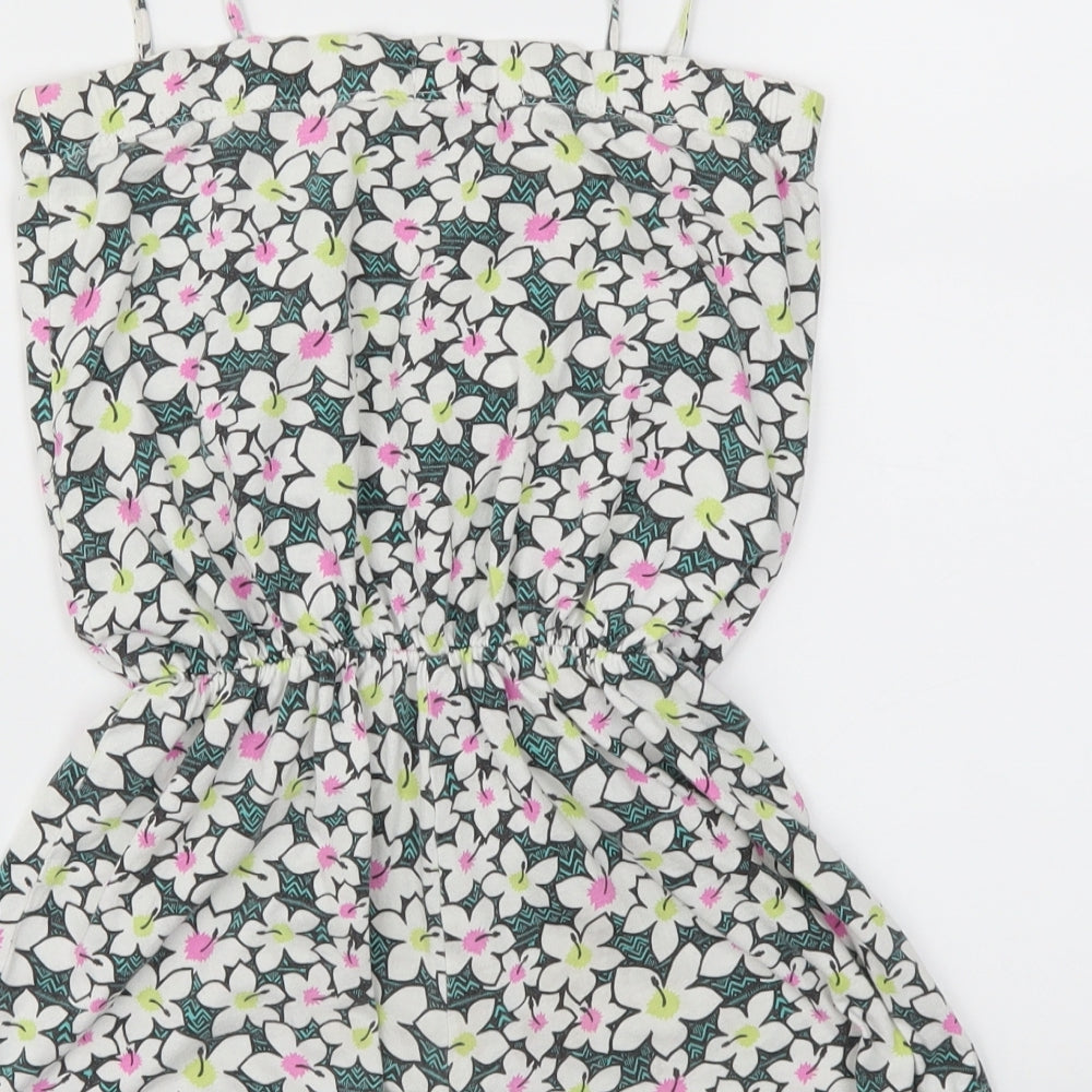 YD Girls Multicoloured Floral  Jumpsuit One-Piece Size 9-10 Years