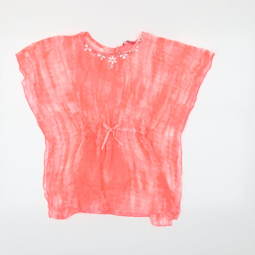YD Girls Pink   Cape Jumper Size 9-10 Years