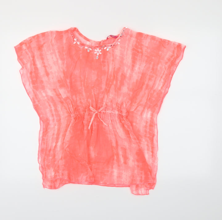 YD Girls Pink   Cape Jumper Size 9-10 Years