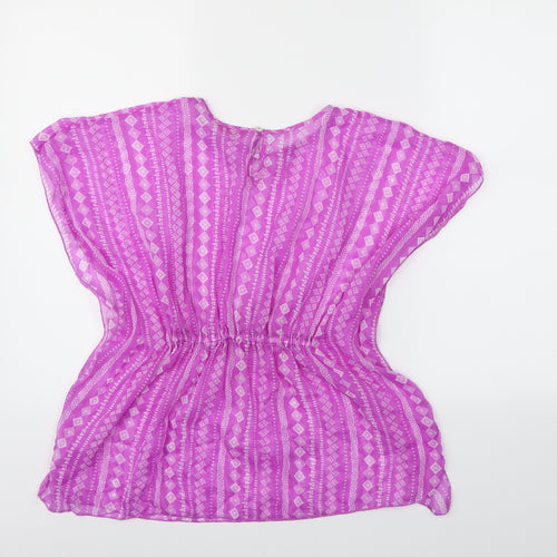 YD Girls Purple   Cape Jumper Size 9-10 Years