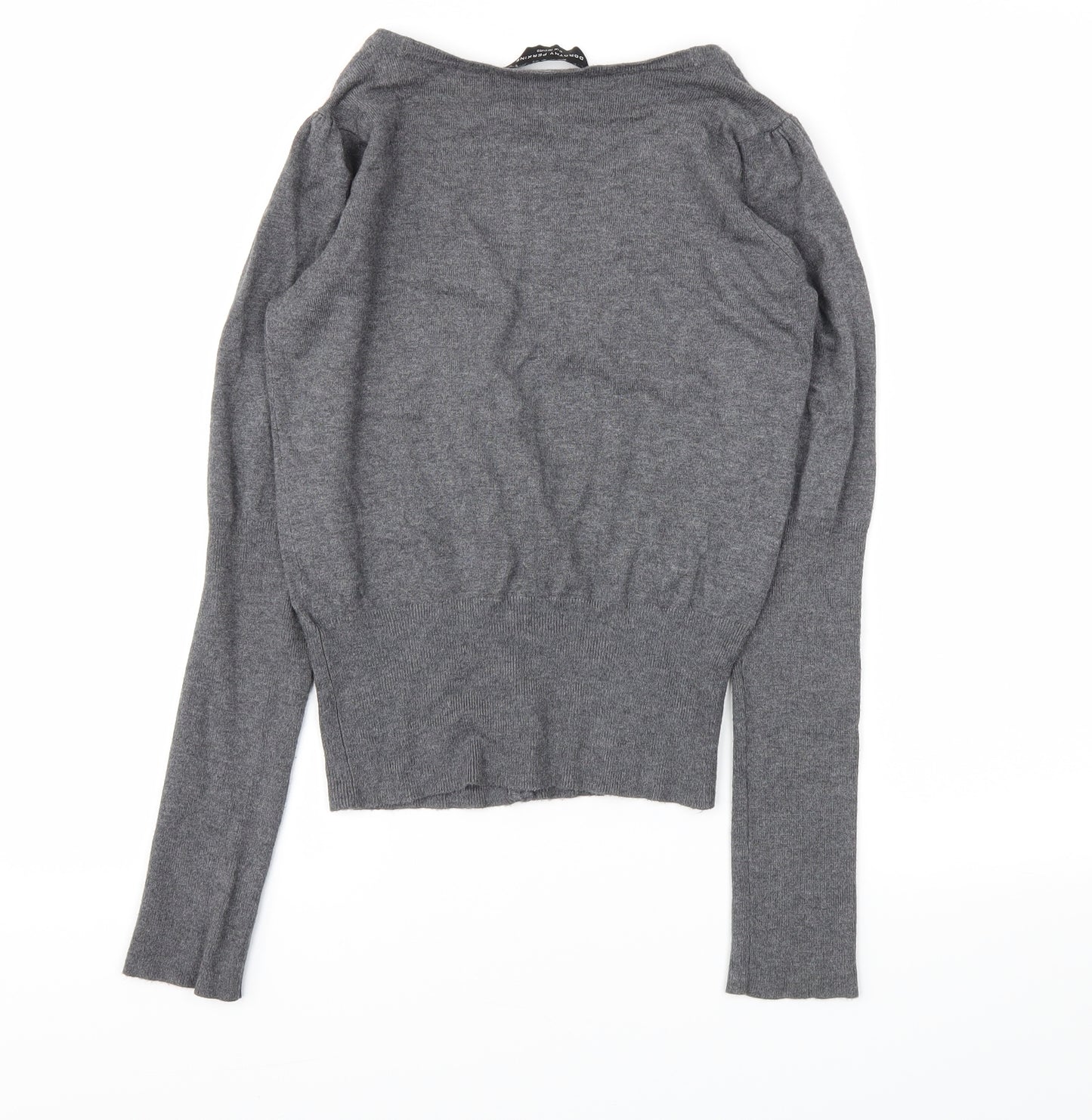 Dorothy Perkins Womens Grey   Cardigan Jumper Size 10