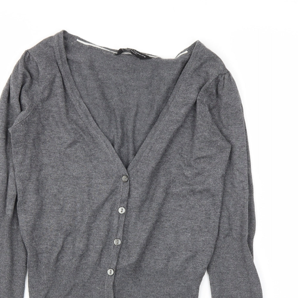 Dorothy Perkins Womens Grey   Cardigan Jumper Size 10