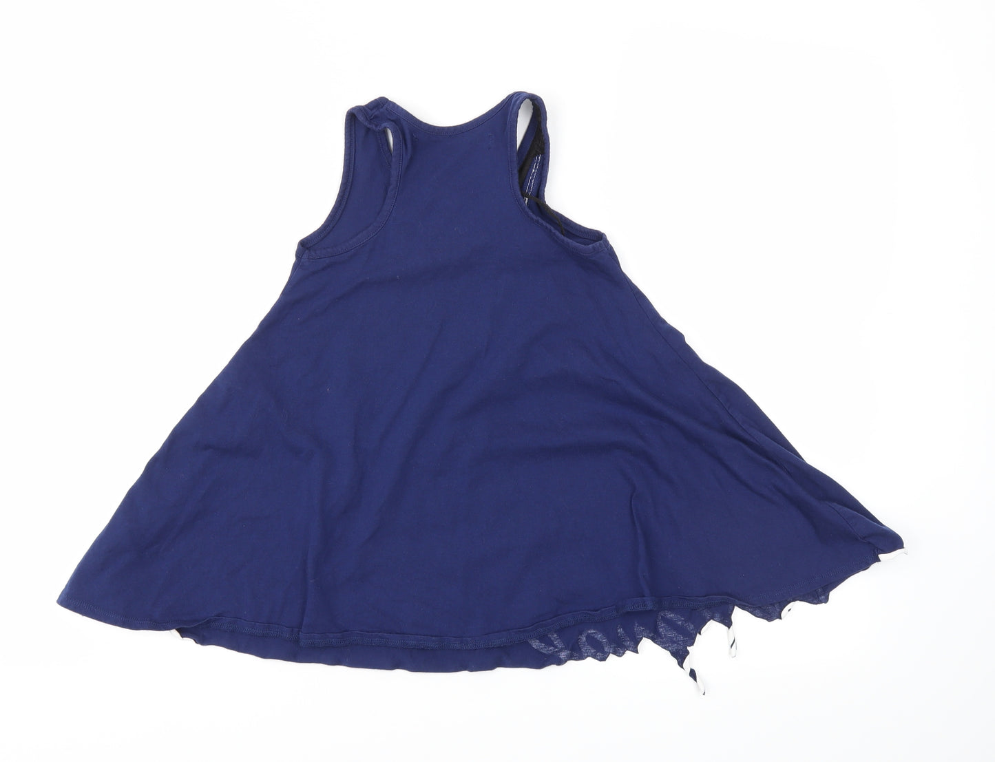 PREWORN  Girls Blue   Fit & Flare  Size 5-6 Years