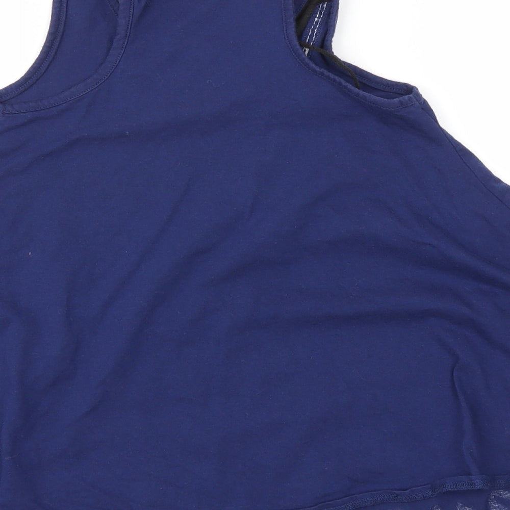 PREWORN  Girls Blue   Fit & Flare  Size 5-6 Years