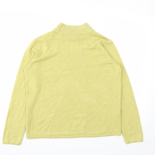 BM Womens Yellow   Pullover Jumper Size M