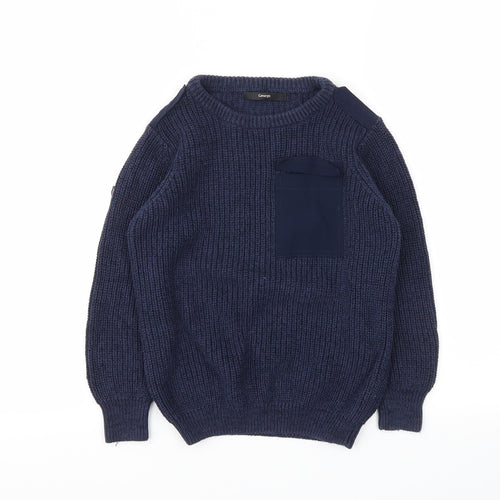 George Boys Blue   Pullover Sweatshirt Size 7-8 Years