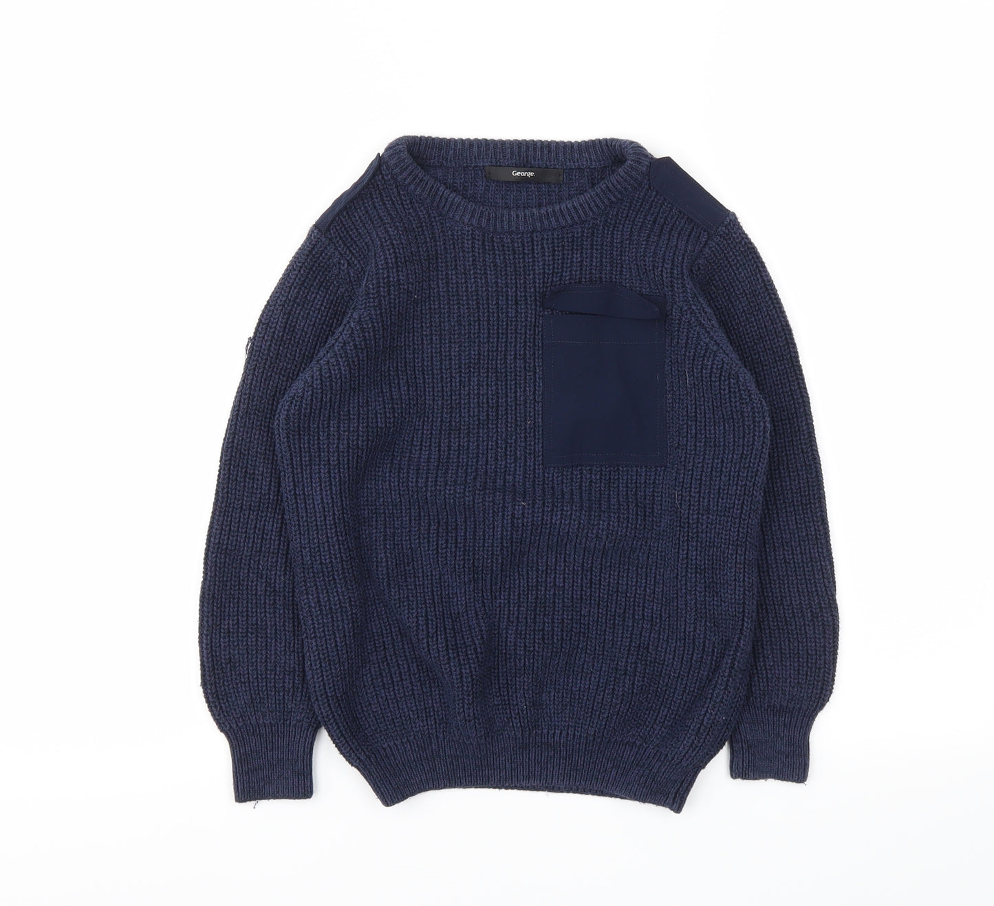 George Boys Blue   Pullover Sweatshirt Size 7-8 Years