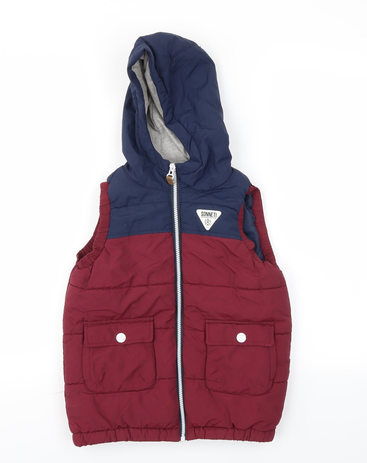 Sonneti Boys Red   Gilet Coat Size 6-7 Years