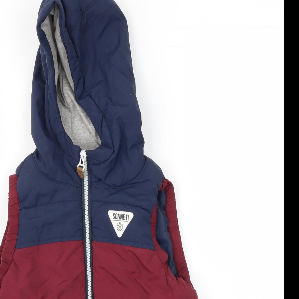 Sonneti Boys Red   Gilet Coat Size 6-7 Years