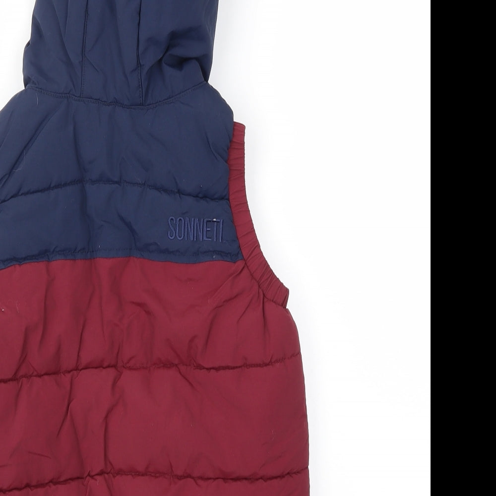 Sonneti Boys Red   Gilet Coat Size 6-7 Years