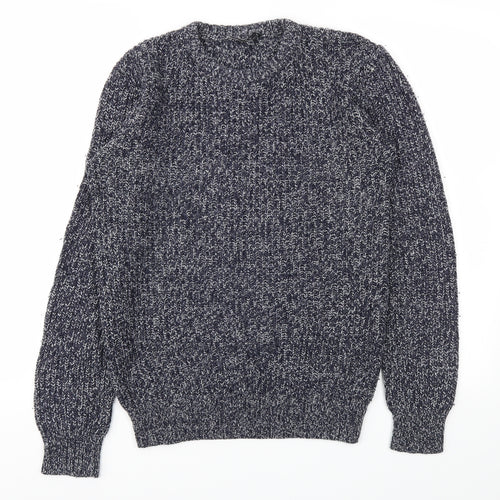 Cedar Wood State Mens Blue   Pullover Sweatshirt Size S