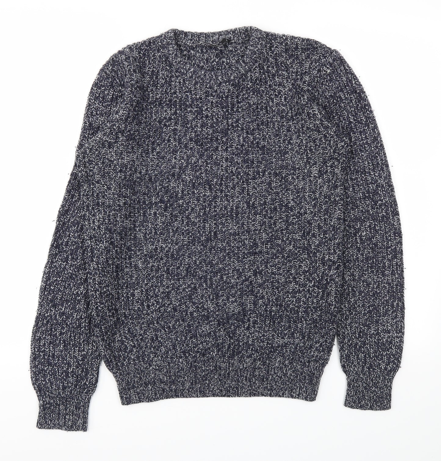 Cedar Wood State Mens Blue   Pullover Sweatshirt Size S