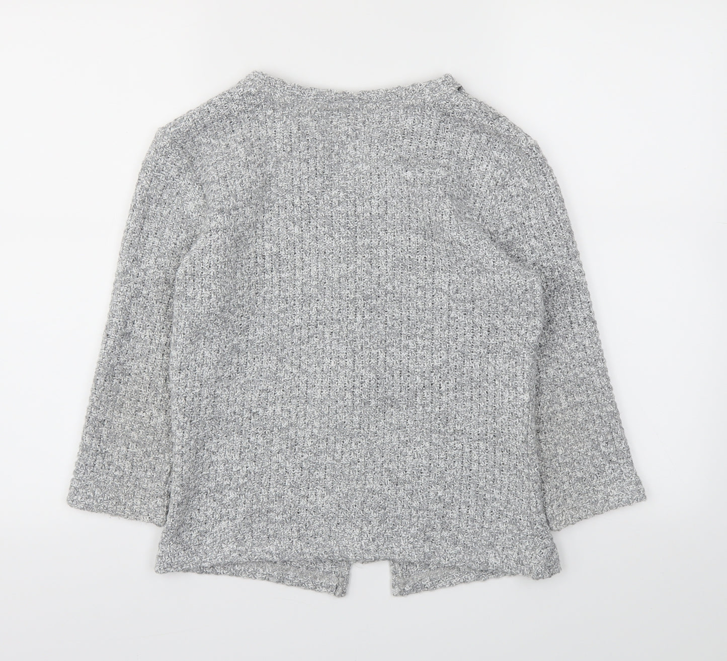 Per Una Womens Grey Floral  Cardigan Jumper Size S