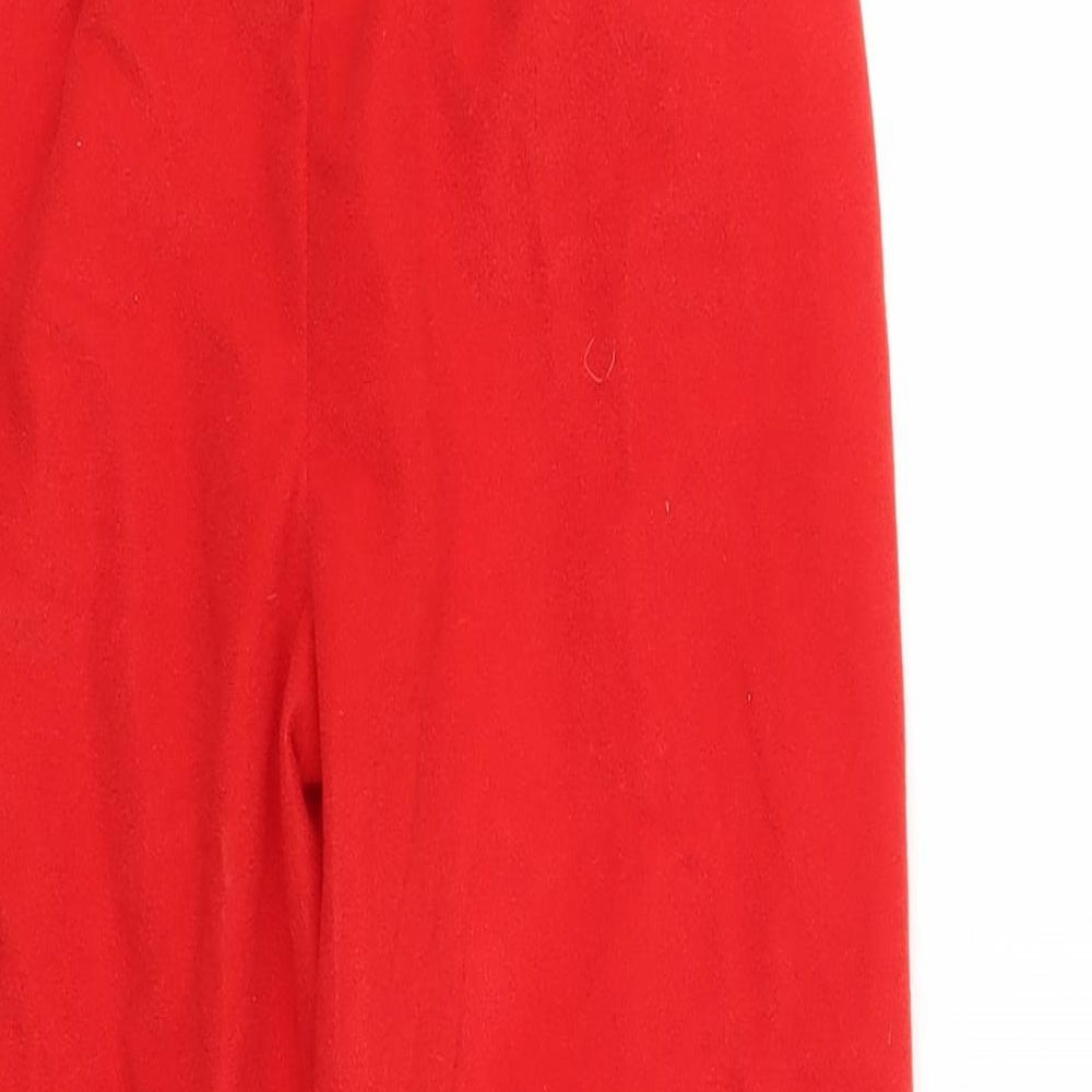 Made By Elves Girls Red   Jogger Trousers Size 5-6 Years
