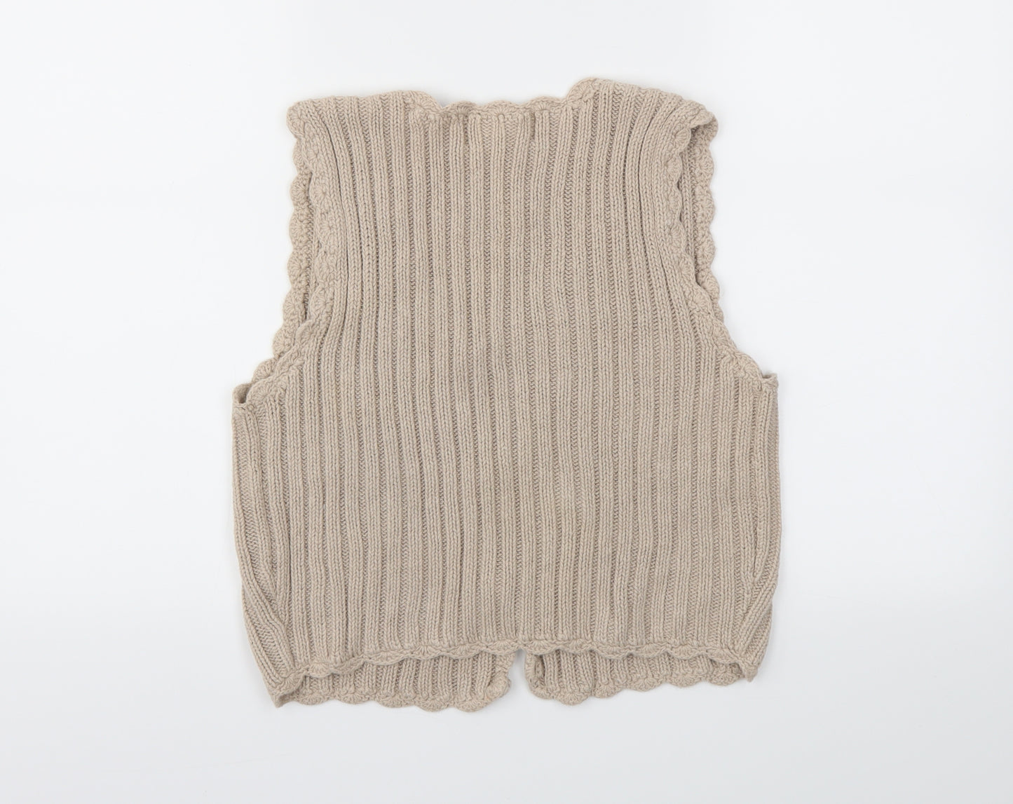 BY DESING ESSENTIALS  Womens Beige   Cardigan Jumper Size S