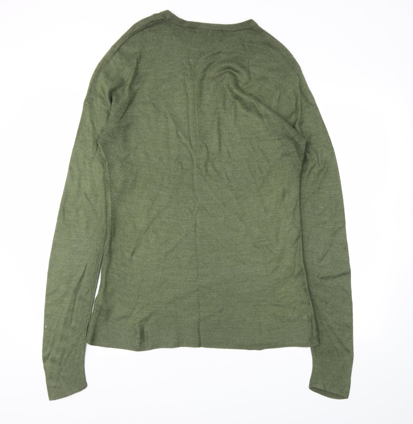 Cedar Wood State Mens Green   Pullover Sweatshirt Size S