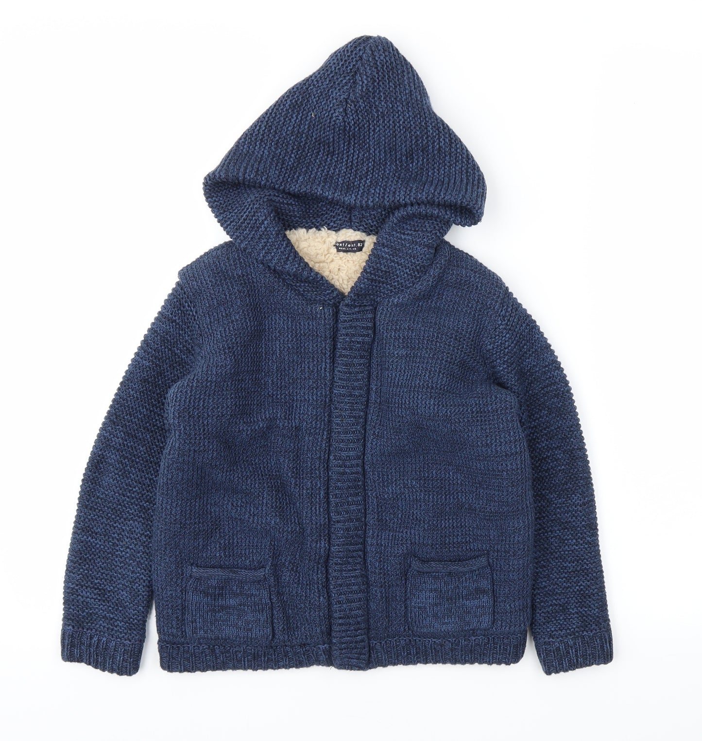 NEXT  Boys Blue   Full Zip Hoodie Size 3-4 Years