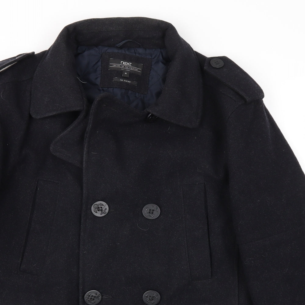 NEXT Mens Black   Jacket Coat Size M