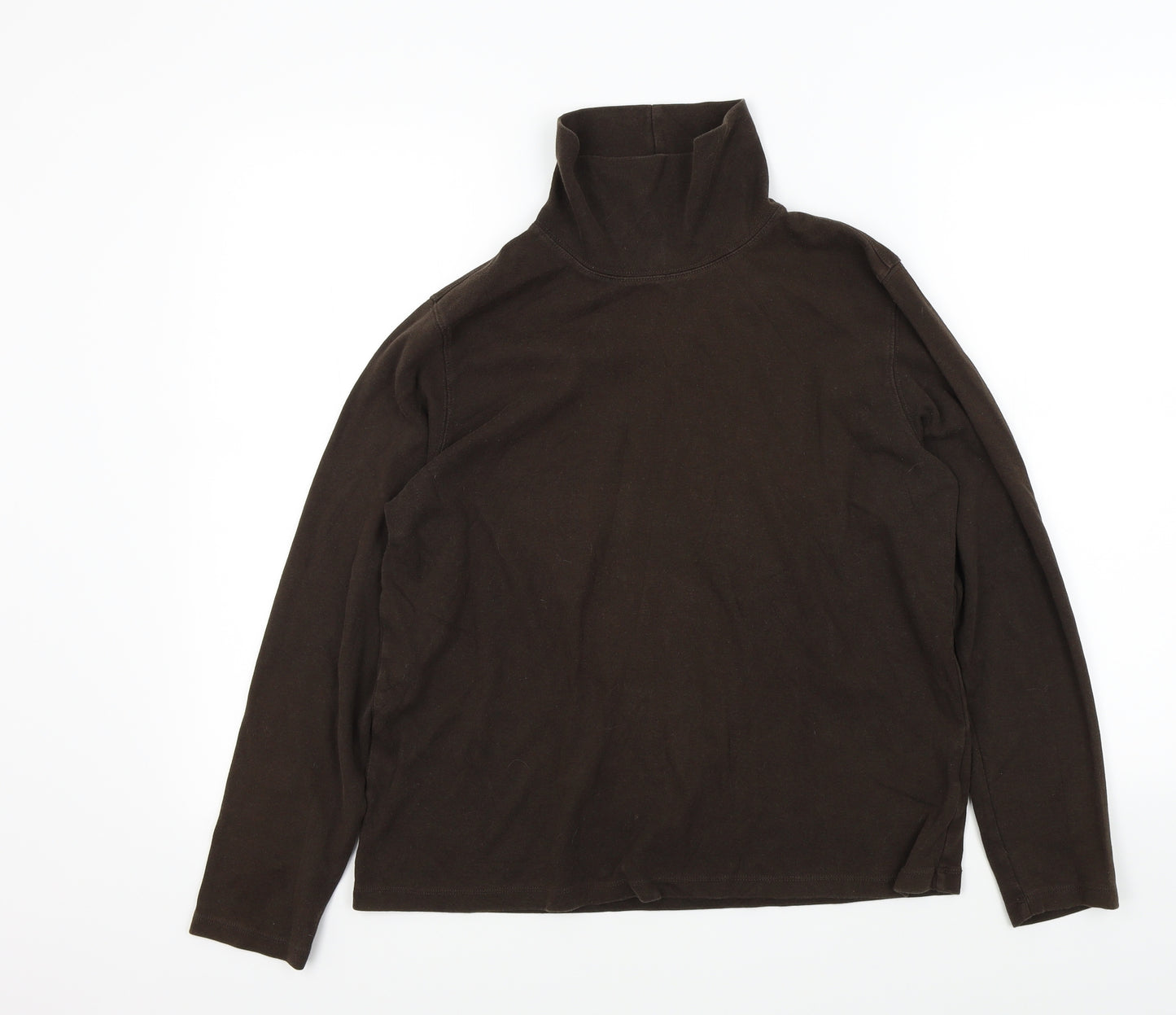 Lands' End Womens Brown   Pullover Jumper Size M