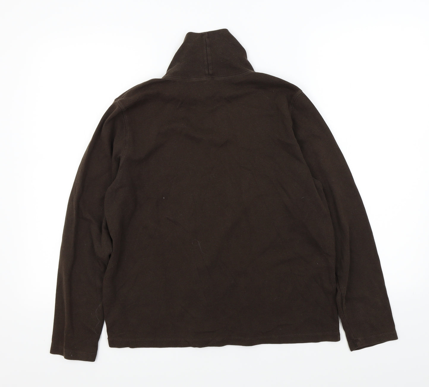 Lands' End Womens Brown   Pullover Jumper Size M