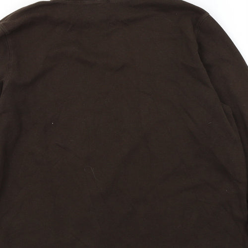 Lands' End Womens Brown   Pullover Jumper Size M