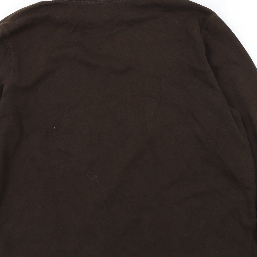 Lands' End Womens Brown   Pullover Jumper Size M