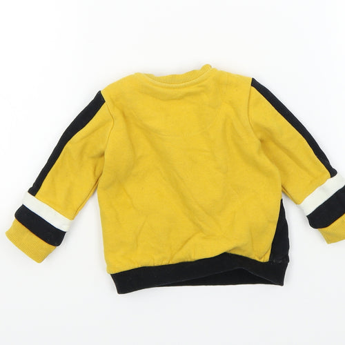 FRED&FLO Baby Yellow   Pullover Jumper Size 3-6 Months