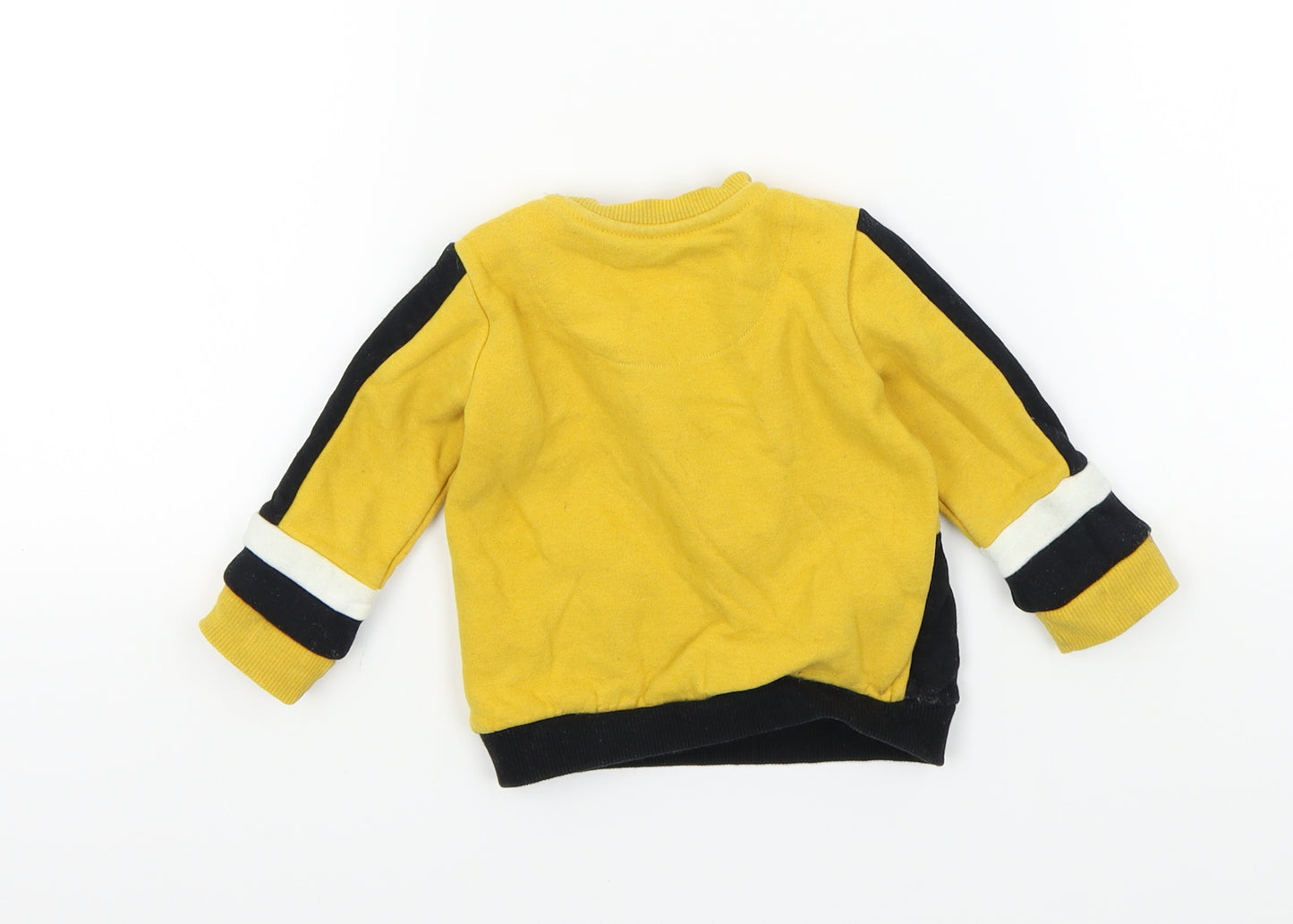 FRED&FLO Baby Yellow   Pullover Jumper Size 3-6 Months