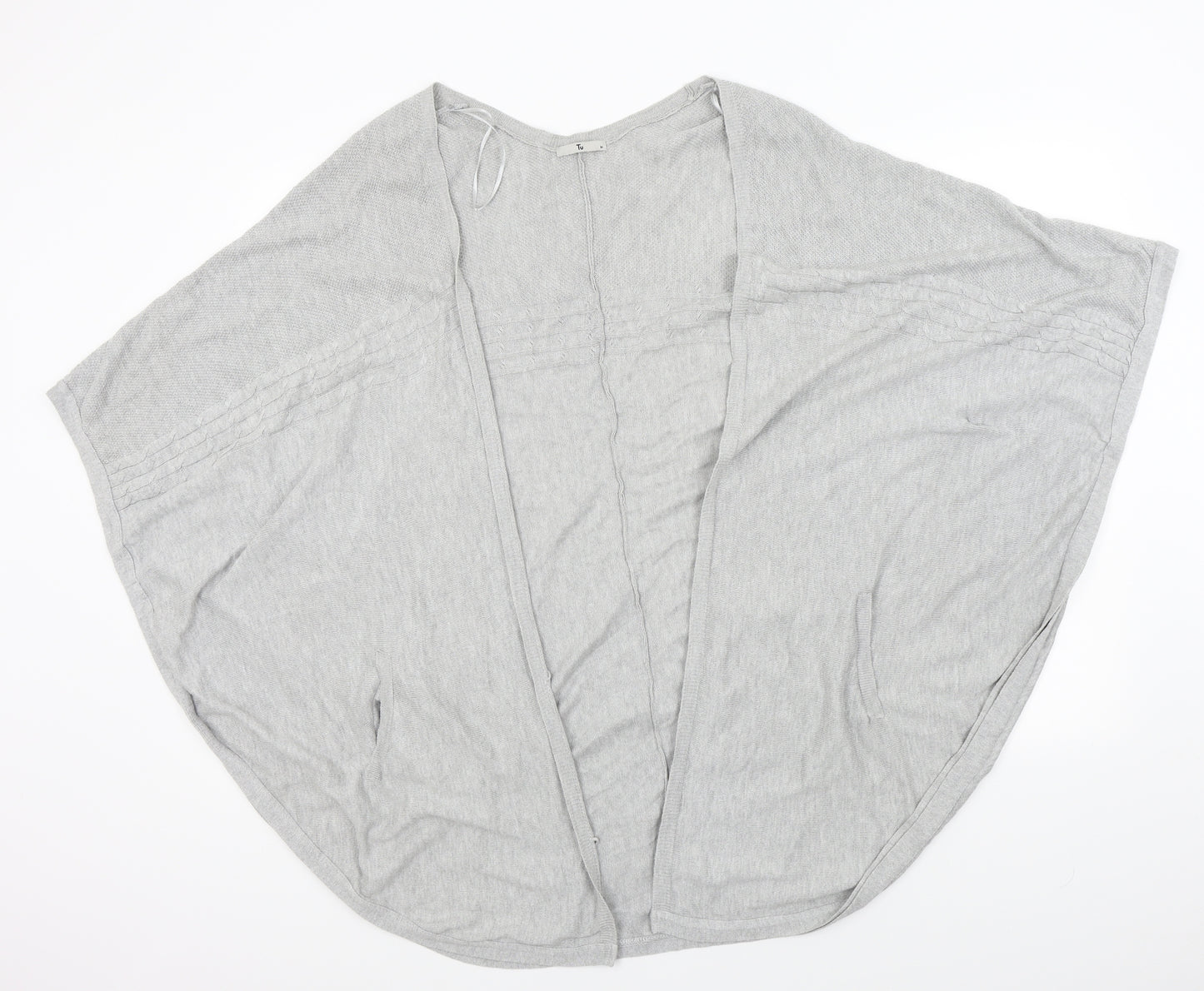 TU Womens Grey   Wrap Jumper Size M