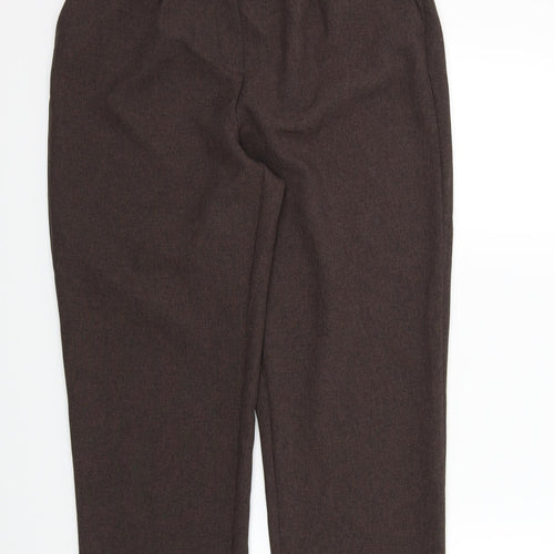 Bonmarché Womens Brown   Trousers  Size 14 L26 in