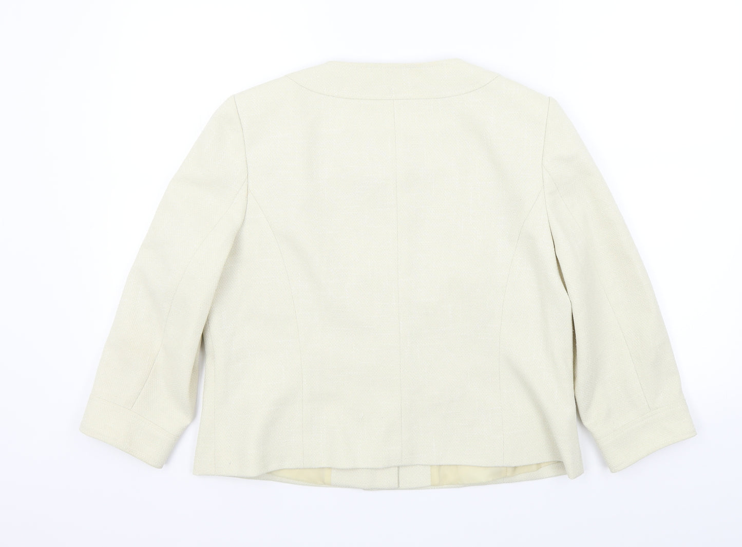 Papaya Womens Beige   Jacket Blazer Size 16